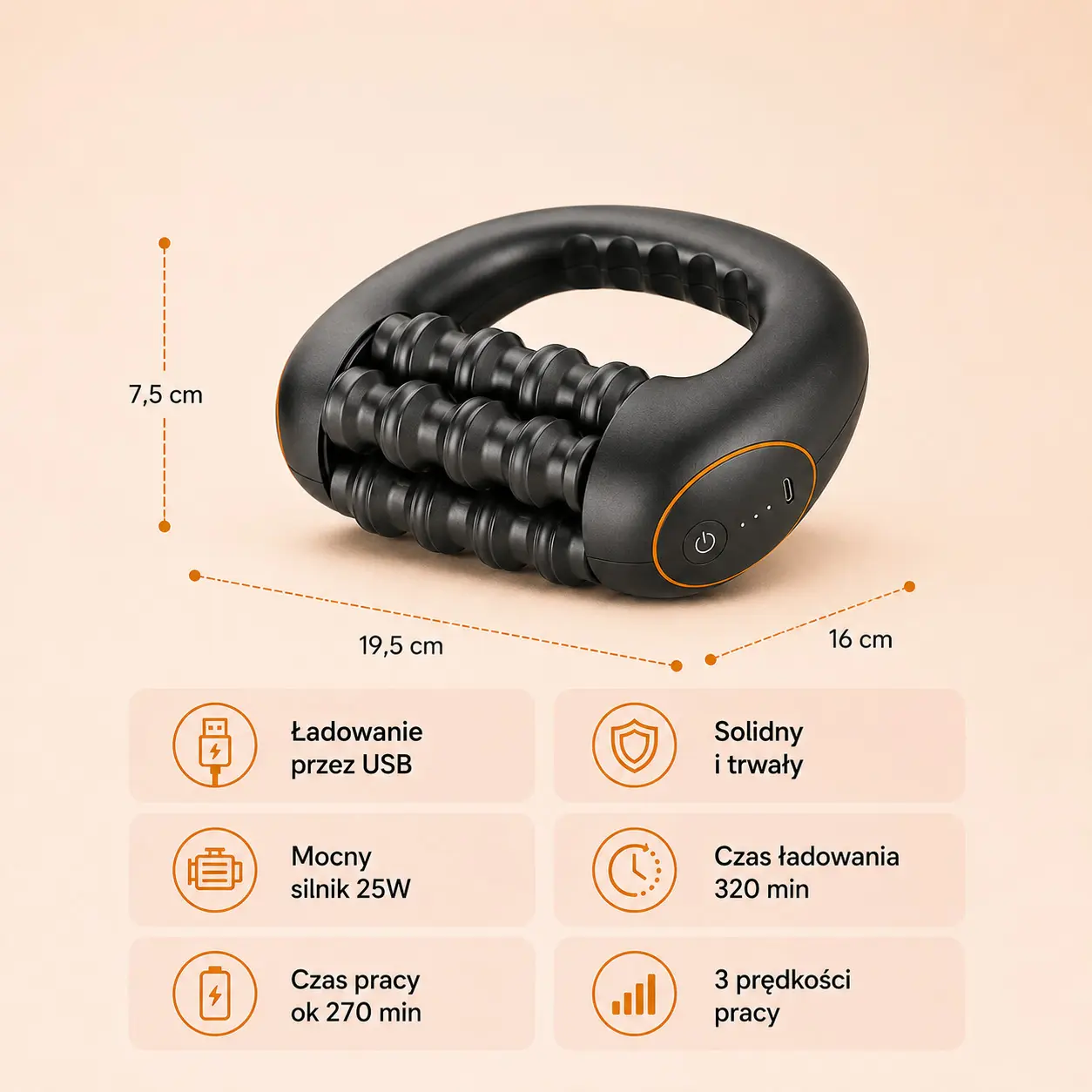 SlimRoll - modelująco-masujący roller